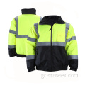 OSHA Υψηλή ορατότητα Χειμερινό αδιάβροχο σακάκι εργασίας ασφαλείας